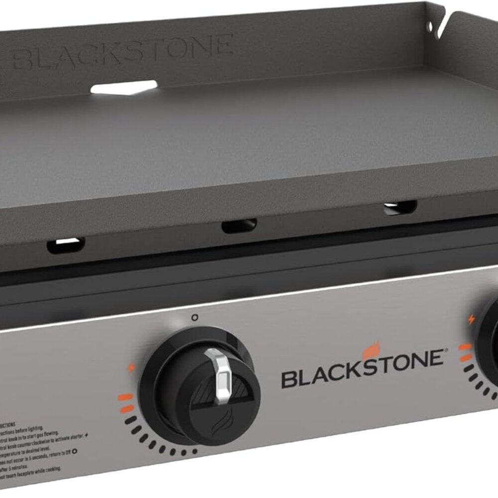 1666 22” Tabletop Griddle with Stainless Steel Faceplate, Powder Coated Steel, B